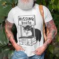 Cat Hissing Booth Free Hisses Unisex T-Shirt Gifts for Old Men