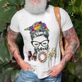 Chaotisch Brötchen LGBT Mama T-Shirt, Stolz Regenbogen Pride Geschenke für alte Männer