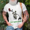 Dads Against Weed Gardening Lawn Mowing Fathers T-shirt Gifts for Old Men