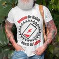 E Bike Rad E-Bike Lustiger Spruch Elektrofahrrad Mann Ebike T-Shirt Geschenke für alte Männer