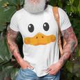 Enten Gesicht Halloween Kostüm Idee T-Shirt Geschenke für alte Männer