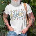 Groovy Gammy Grandmother Flowers Gammy Grandma Unisex T-Shirt Gifts for Old Men