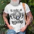 The Heavens Are Roaring Lion Christian Inspired Jesus T-Shirt Gifts for Old Men