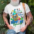 I April We Wear Blues Gnomes Autism Awareness Unisex T-Shirt Gifts for Old Men