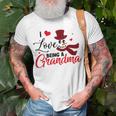 I Love Being A Grandma Snowman Christmas Pajama Funny Gifts Unisex T-Shirt Gifts for Old Men