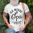 Ich werde Opa 2023 Herren T-Shirt, Humorvoll für werdende Großväter Geschenke für alte Männer