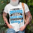Id Never Dreamed Id Grow Up To Be A Animal Keeper Zoo T-shirt Gifts for Old Men