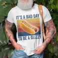 It’S A Bad Day To Be A Glizzy Funny Hot Dog Vintage Unisex T-Shirt Gifts for Old Men