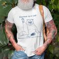 Karma Is A Cat Purring In My Lap Cause It Loves Me Cat Love T-shirt Gifts for Old Men