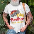 Kids Big Brother Est 2023 Monster Truck Baby Announcement Unisex T-Shirt Gifts for Old Men