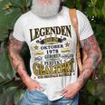 Legenden Sind Im Oktober 1978 Geboren 45 Geburtstag Lustig V2 T-Shirt Geschenke für alte Männer