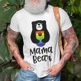Lgbt Mom Mama Bear Mothers Gift Rainbow Gift For Womens Unisex T-Shirt Gifts for Old Men