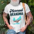 Mermaid Grandma Party Outfit Dad Mama Girl Mermaid Mom Gift For Womens Unisex T-Shirt Gifts for Old Men