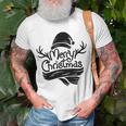Merry Christmas Weihnachts Spruch Dekoration Damen Herren V4 T-Shirt Geschenke für alte Männer