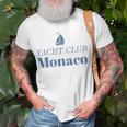 Monaco Yacht Club Unisex T-Shirt Gifts for Old Men