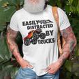 Monster Trucks Are My Jam Monster Trucks Unisex T-Shirt Gifts for Old Men