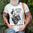 Motorrad Fahrerin Babe Lady Vintage Retro Bikerin Biker T-Shirt Geschenke für alte Männer