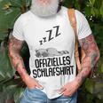 Offizielles Schlaf Herren Waschbär Lustige Geschenke T-Shirt Geschenke für alte Männer