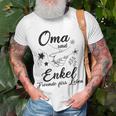 Oma Enkel Partnerlook Grossmutter Enkelkind Enkelsohn Oma T-Shirt Geschenke für alte Männer