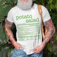 Potato Salad Nutrition Facts Thanksgiving Christmas V2T-shirt Gifts for Old Men