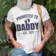 Promoted To Daddy Est 2023 For Dad New Baby Unisex T-Shirt Gifts for Old Men