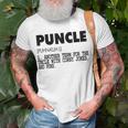 Puncle For The Uncle That Is Funny Gift Unisex T-Shirt Gifts for Old Men