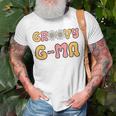 Retro Groovy Gma Grandma Hippie Family Matching Mothers Day Unisex T-Shirt Gifts for Old Men