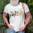 Retro Lets Root For Each Other Cute Veggie Vegan T-shirt Gifts for Old Men