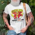 Robbie Fox Wearing Cleveland Wmms Loo7 Fm For Those About To Rock We Salute You Unisex T-Shirt Gifts for Old Men