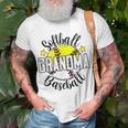 Softball Baseball Grandma Gift Mothers Day Unisex T-Shirt Gifts for Old Men