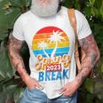Spring Break 2023 Retro Sunsetfamily Beach Vacations Unisex T-Shirt Gifts for Old Men