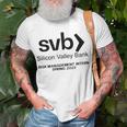 Svb Silicon Valley Bank Risk Management Intern Spring Unisex T-Shirt Gifts for Old Men
