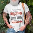 T-Shirt Secretaire Legendaire T-Shirt Geschenke für alte Männer