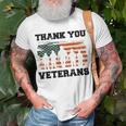 Thank You Veterans For Veterans Dad Grandpa T-Shirt Gifts for Old Men