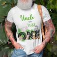 Uncle Of The Wild One | Zoos Happy Birthday Jungle Animal Unisex T-Shirt Gifts for Old Men