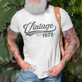Vintage 1972 50 Jahre Geburtstag Mann Frau 50 Geburtstag T-Shirt Geschenke für alte Männer