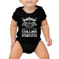 Collins Last Name Surname Tshirt Baby Onesie