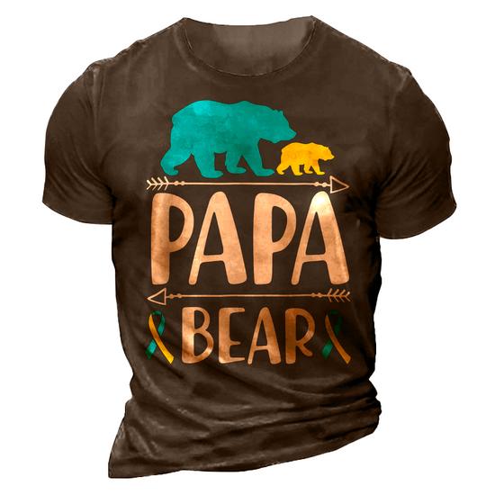 Mens Proud Pku Papa Bear | Raise Awareness T Shirt Gift Mens Proud Pku Papa Bear | Raise Awareness T Shirt Gift