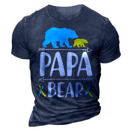 Mens Proud Pku Papa Bear | Raise Awareness T Shirt Gift Mens Proud Pku Papa Bear | Raise Awareness T Shirt Gift